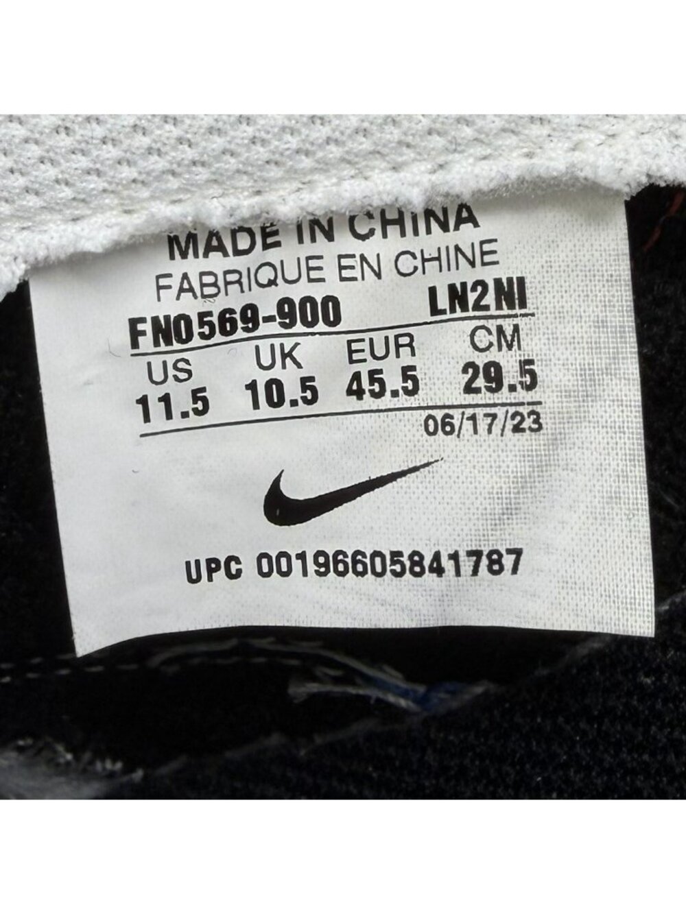 Nike By You Custom Dunk Low Athletic Shoes Blue White Men’s Size 11.5 - Picture 7 of 8